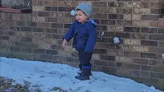 Zion's First Winter and He Is Ready For Spring!