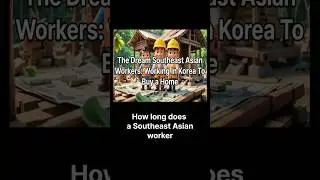 How long does a Southeast Asian worker in Korea need to work to buy a house back home?