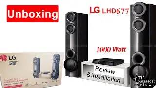 LG LHD 677 DVD Home Theater System 1000 Watt