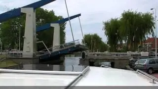 Trip on a Boat en route to Makkum - Friesland - Nederland - HDTV