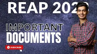 REAP 2023: Important Documents | Not having any document ? DO THIS
