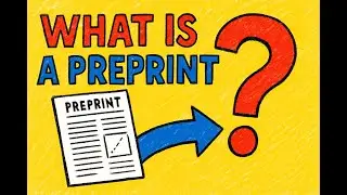 What is a preprint?