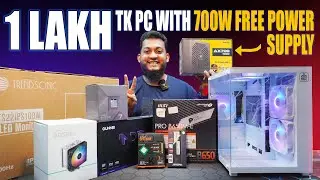 1 Lakh Taka 7700 PC with FREE 700W Power Supply | Gaming PC Build BD 2025