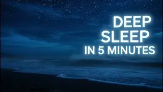 Clear Mind with Ocean Waves Sound for Sleeping 12 Hours 🌊 Serene Night Waves, Stress Relief