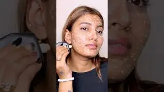 500 DOTS of FOUNDATION 😱 #makeuptutorial #foundation #500dotsfoundation #makeup #hack #shorts