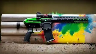 Triple Threat: Paintball Pistol Shots, Pipe Pressure, and Emptying Sound Effects | Tactical Showdown