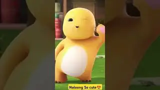 Naloong | Yellow Dino | Dance | So Cute 😍 #lucu #funny #dinosaur #humor #naloong
