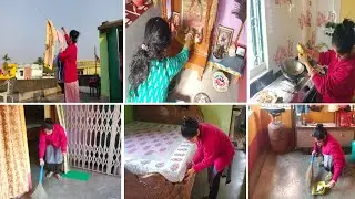 সকাল থেকেই চলে সাংসারিক কাজকর্ম যেগুলো একা হাতে সামলানো বড়ই মুশকিল|| 