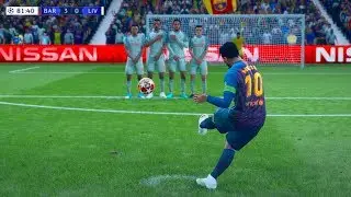 FIFA 19 Remake: LEO MESSI Astonishing Free Kick vs LIVERPOOL | 3-0