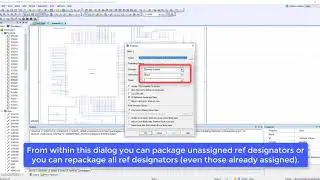 Adding Ref Designators to a schematic inside DXDesigner