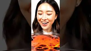 ASMR MUKBANG HOT LAVA! BRAIN TI GLES ACTIVATE! #ai #mukbang #intelligentassistant #asmr #mukbang
