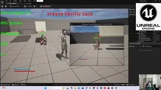 Unreal Engine 5.4 Multiplayer GAS RPG Systems C++ Series - #29 Crouch Ability Async Task