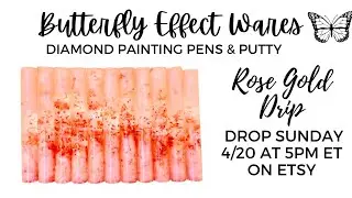 Rose Gold Drip Blank | Turning on Lathe | DP Pen
