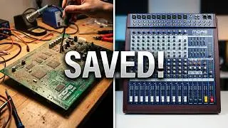 Restoration Mixer Table 🎛 24 Chanel Mic 🎙 Line MIDAS VENICE 240 🎧 { PART 2}