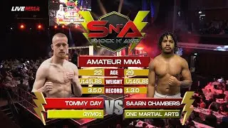 Shock N Awe 38 - Tom Day vs Saarn Chambers U145lbs Amateur MMA