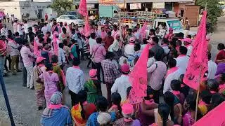 Valya Nayak TRS Party State General Secretary Election Campaign in Devarkadra(2)