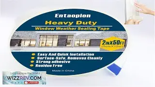 Transparent Window Weather Sealing Tape，2-Inch x 50ft，Clear Window Draft Isolation Sealing Review