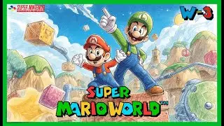 Super Mario World &ndash; Mundo 3 COMPLETO! | Todas as Fases de Vanilla Dome 🌋🍄