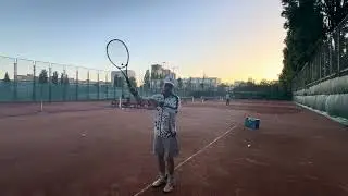 Видео 6 постановки подачи. Trophy position.