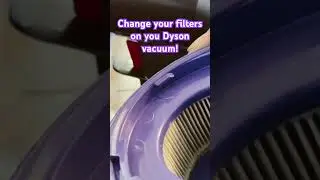Замените фильтры пылесоса Dyson #dyson #dysonv8 #dysonvacuum