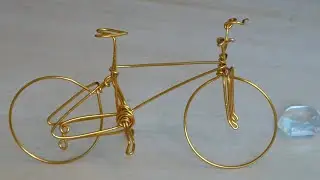 Learn to make a wire bike  Aprenda a fazer uma bicicleta de arame, Fácil e rápido