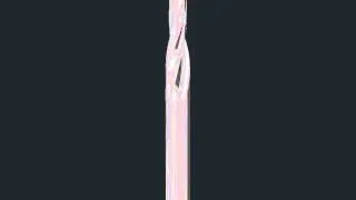 auto cad 2015 drill bit 3D animation