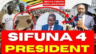 SIAYA YOUTH DISREGARDS WANDAYI, ENDORSES SIFUNA FOR PRESIDENT