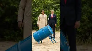 Modi and Trump: The Rooster Surprise! ✨ You wont believe what happens next #news #trending #fun