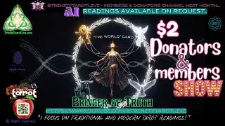 FREE + DONATORS & MEMBERS LIVE TAROT &mdash; Breakthroughs & Deep Insight 🔮 #freetarot #etsyseller