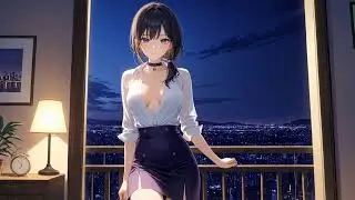 Midnight Balcony with your Waifu | Neo-Jazz & Lo-Fi Chill Beats &ndash; for Work, Relax & Late Nights