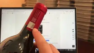What is an &ldquo;authentication sticker&rdquo; on Bordeaux wine bottles?