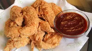 How to make Fried Chicken Tenders with Homemade Barbecue Sauce