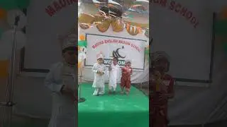 fancy  dress competition  by Nursery  students on77th Republic day celebrations at Madina E.M schl