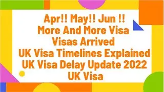 Apr Mar Jun Visa Update - 2 | UK Visa Delay update 2022 | Study Student Skilled worker Visa