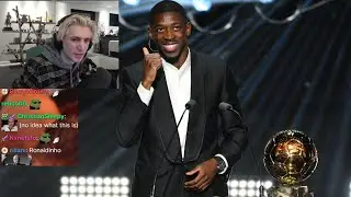 xQc отреагировал на победу Усмана Дембеле в &laquo;Золотом мяче&raquo;