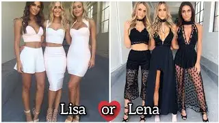 🌹Lisa or Lena 🌹 most beautiful matching dresses for best friends 😍