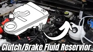 Replacing Focus ST Brake & Clutch Fluid Reservior
