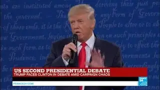 US Presidential Debate - Donald Trump slams Bill Clinton 