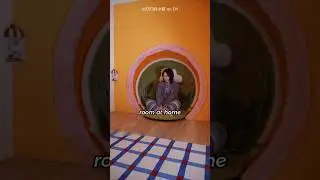 She built a secret room in her house 🚪 (@打打的小窝 on DY) #shorts
