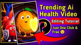Trending AI Health Video Editing Tutorial | Food Healthy Tips Talking Ai Video Editing