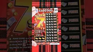 &pound;3 super 7s  lotto scratch card #shorts  #lottery#scratchcards #shortsfeed
