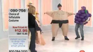 Hilarious Inflatable Sumo Wrestler Cowboy Grape Costumes