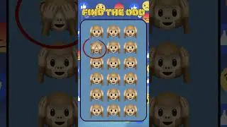 CAN YOU FIND THE ODD MONKEY IN 3 SECONDS FLAT?👀🔎