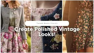 🧥 Tweed Meets Florals: Unexpected Pairings That Create Polished Vintage Looks! 🌸