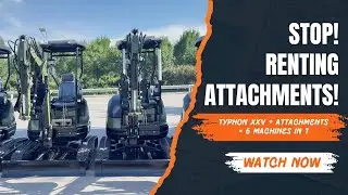 Mini Excavator, Maximum Power | Typhon Terror 2.5 Ton Attachment Review | Typhon Machinery