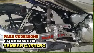 Pake Underbone ini di jamin motor tambah keren #underbone #jupitermx #modifikasi