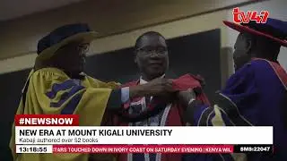 Mount Kigali Univ marks 10 years; Prof. Kabaji installed as 1st Chancellor