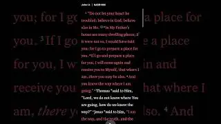 John 14:1-6 #bible #reading #narration #encouragement #peace #comfort #scripture #faith #message