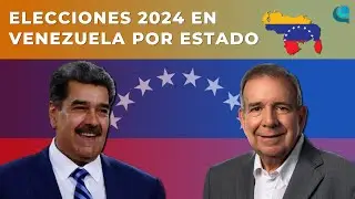 Las ELECCIONES Presidenciales de VENEZUELA 2024 en TODOS Los Estados