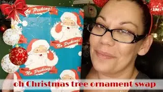Oh Christmas tree ornament swap🎄vlogmas day 14